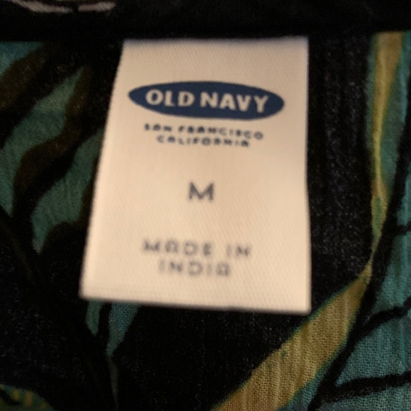 Old Navy Black Floral Swim Coverup - Picture 2 of 3